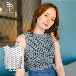 Statement summer top PDF sewing pattern