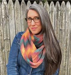  Autumn Infinity Scarf PDF Knitting Pattern