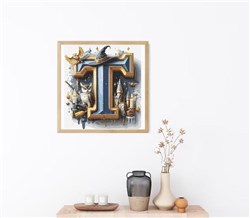 Monogram Cross Stitch Pattern PDF 