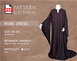 Jedi costume pattern. Available sizes: XS to 5XL – juliechantal