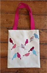 Applique Birds Tote Bag Sewing PDF Pattern 