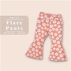 Baby Flare Pants PDF Clothing Pattern