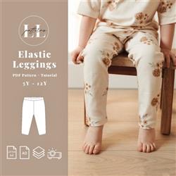 Kids Elastic Leggings