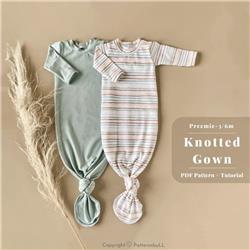 Knotted Baby Gown