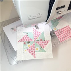 Double Pinwheel Quilt Block Pattern