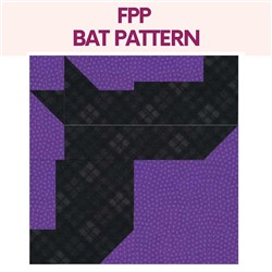 Halloween Bat FPP Pattern