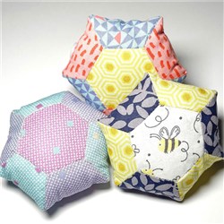 Hexagon Pincushion PDF Sewing Pattern