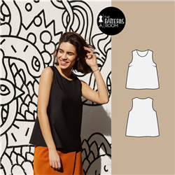 Aster Top - Sizes 10-18 Clothing PDF Pattern