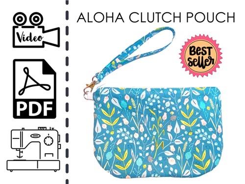 Aloha Zipper Pouch PDF Sewing Pattern Aloha Zipper Pouch PDF Sewing Pattern
