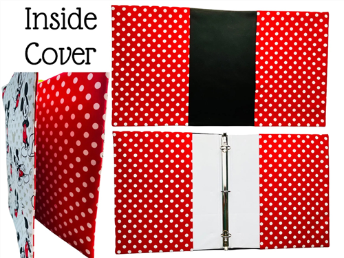 Three Ring Binder Fabric Cover PDF Sewing Pattern