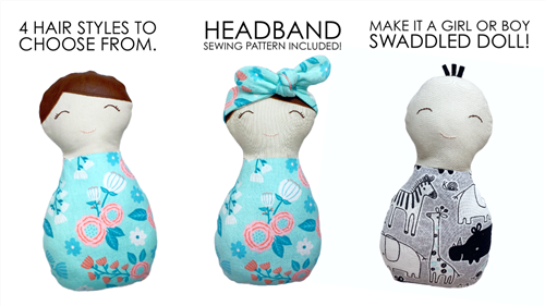 Swaddled Doll PDF Sewing Pattern