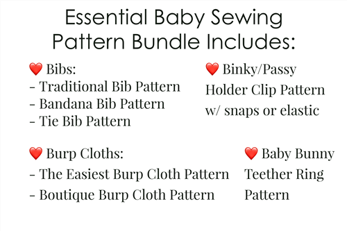 Essential Newborn Patterns PDF Sewing Pattern