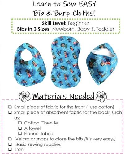 Baby Accessories PDF Sewing Pattern