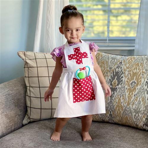 Vintage Nurse Apron PDF Sewing Pattern