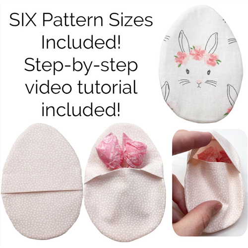 Easter Bunny Basket PDF Sewing Pattern