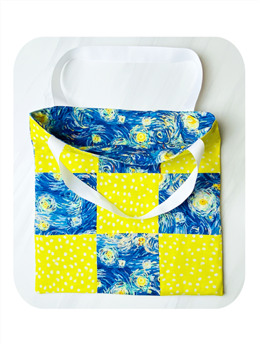 Quilted Tote Bag PDF Sewing Pattern