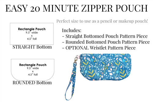 Zipper Clutch PDF Sewing Pattern