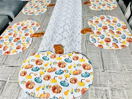 Reversible Pumpkin Placemat PDF Sewing Pattern