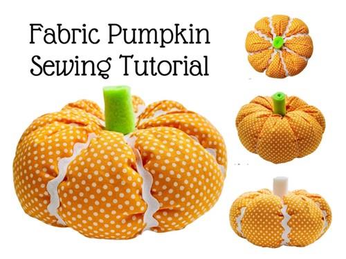 Fall Fabric Pumpkin PDF Sewing Pattern