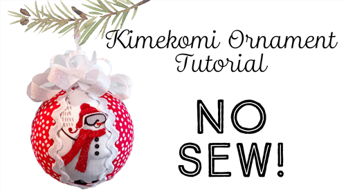 Kimekomi Ornament PDF Sewing Pattern