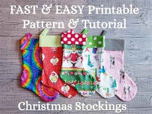 Christmas Stocking PDF Sewing Pattern