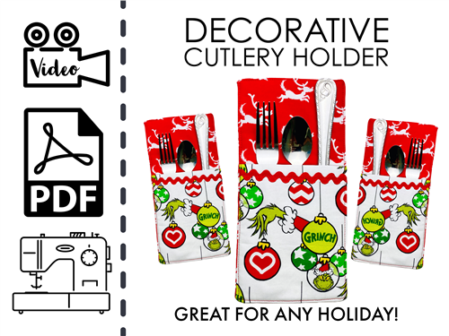 Cutlery Holder PDF Sewing Pattern Cutlery Holder PDF Sewing Pattern
