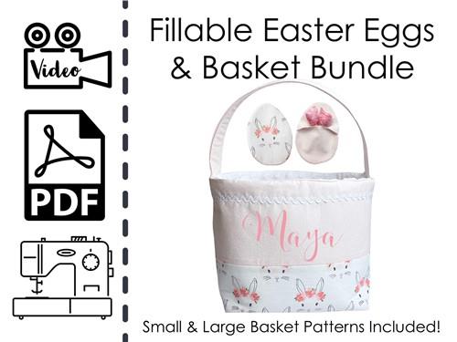Easter Basket & Egg Hunt Eggs PDF Sewing Pattern Easter Basket & Egg Hunt Eggs PDF Sewing Pattern