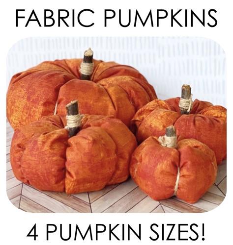 Fall Fabric Pumpkin PDF Sewing Pattern Fall Fabric Pumpkin PDF Sewing Pattern