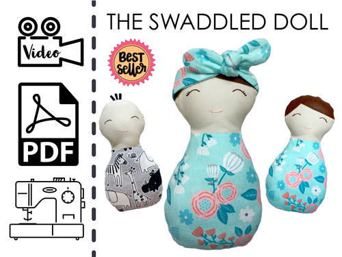 Swaddled Doll PDF Sewing Pattern Swaddled Doll PDF Sewing Pattern