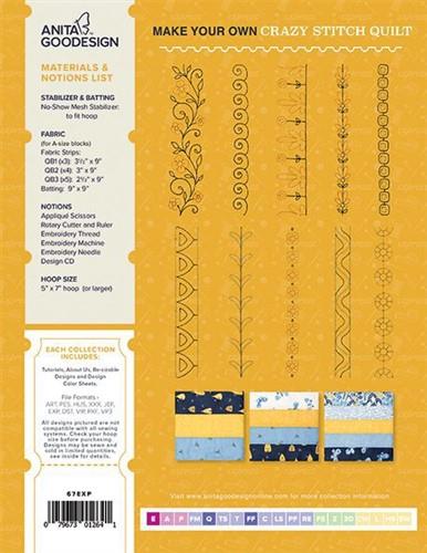 Anitas express make crazy stitch quilt