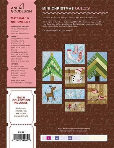 Anitas express mini christmas quilts