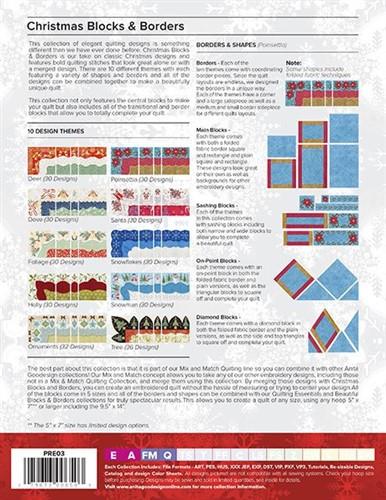 Christmas blocks borders