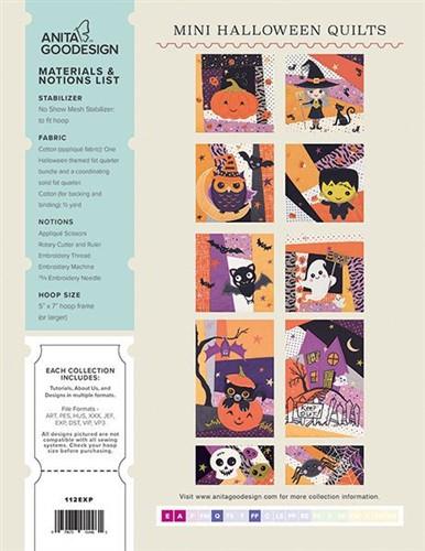 Mini halloween quilts
