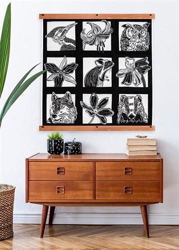 Nature woodcuts