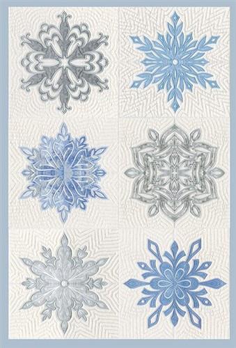 Paper cut snowflakes