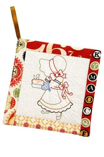 Sunbonnet sue in the kitchen