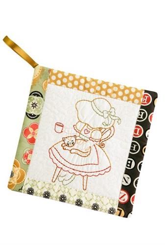 Sunbonnet sue in the kitchen