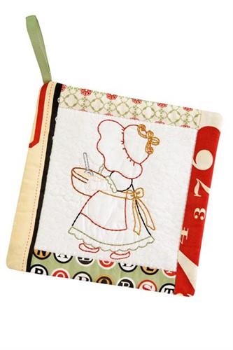 Sunbonnet sue in the kitchen