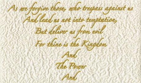 The lords prayer