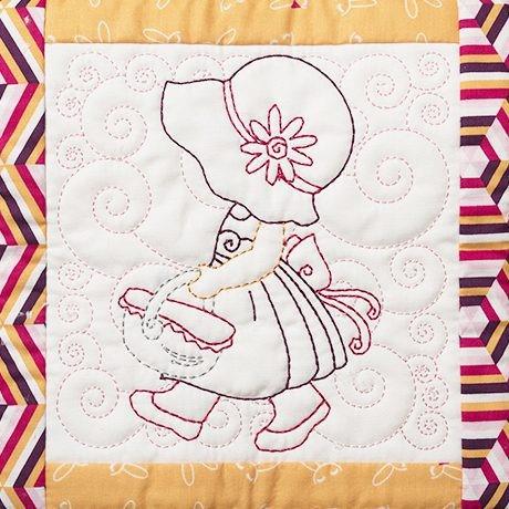Weekly design set sunbonnet sue seasons