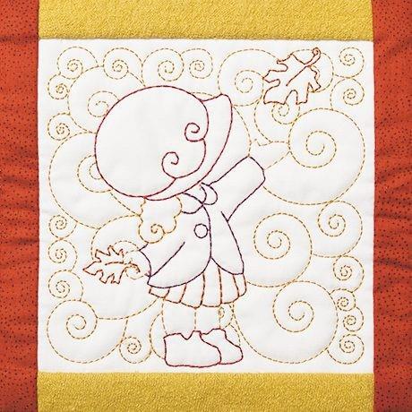 Weekly design set sunbonnet sue seasons
