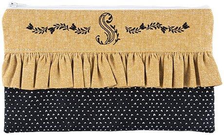 Monogrammed Ruffle Bags