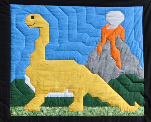Dinosaurs Twin Size Quilt Pattern