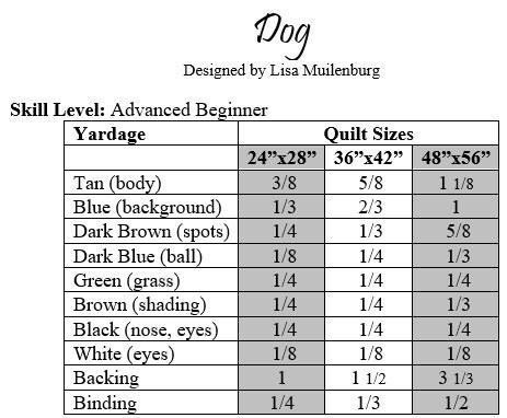 Dog Baby Quilt Pattern