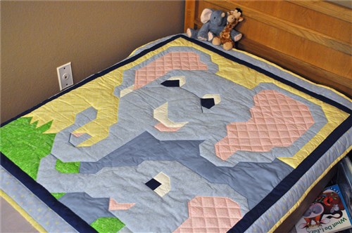 Elephant Baby Quilt Pattern
