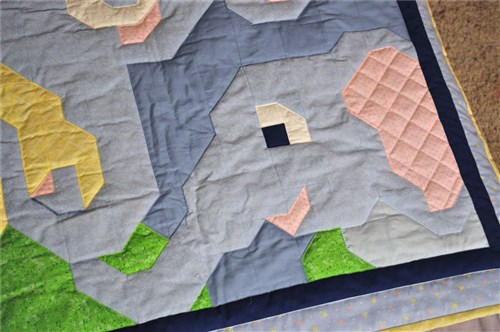 Elephant Baby Quilt Pattern