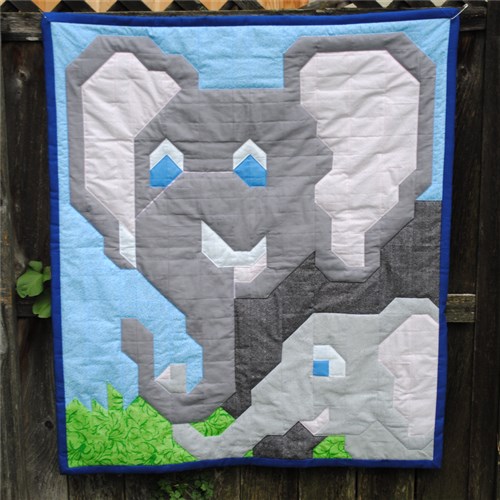 Elephant Baby Quilt Pattern