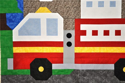 Fire Truck Quilt Pattern