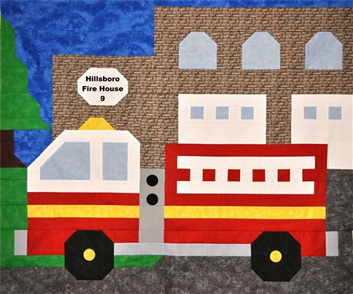 Fire Truck Quilt Pattern