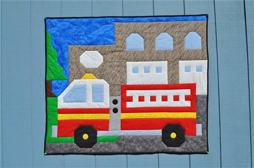Fire Truck Quilt Pattern